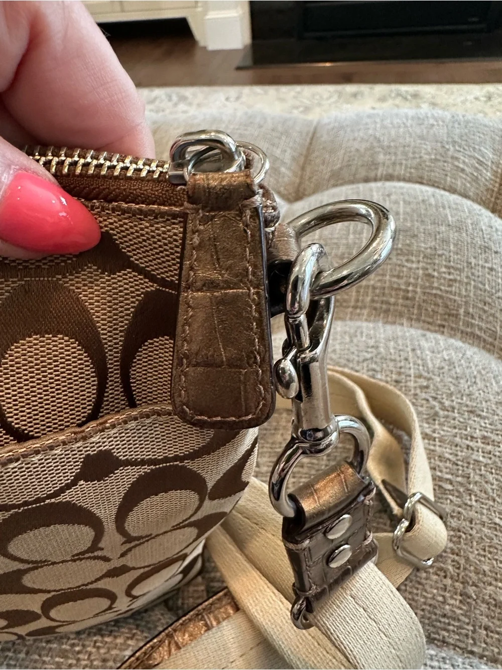 Coach signature canvas