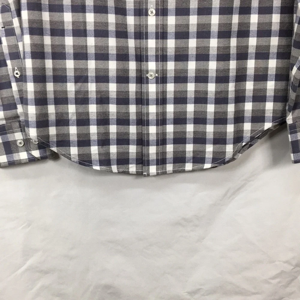 Banana Republic Luxe Slim Fit Mens long Sleeve Button Flannel Size XS NWT