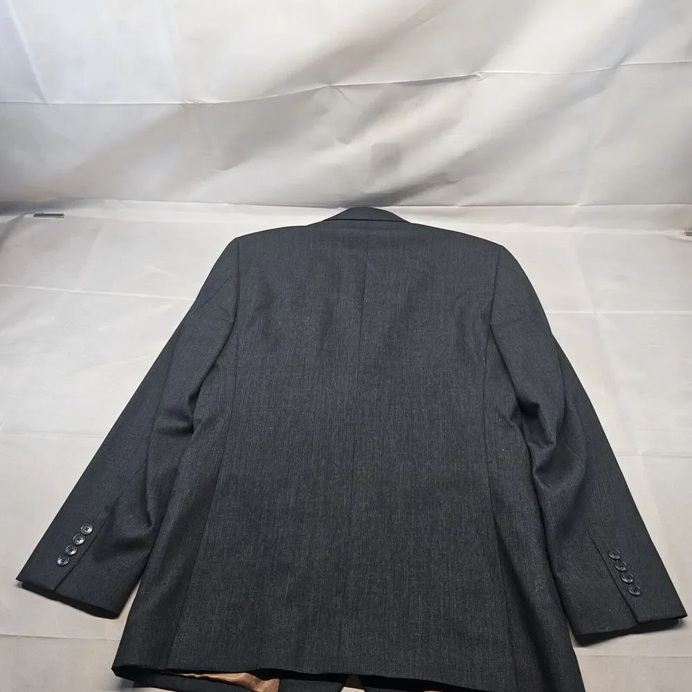 Joseph Jos. A.‎ Bank Joseph Blazer Sports Coat Dark Gray 40L Solid Slim Fit