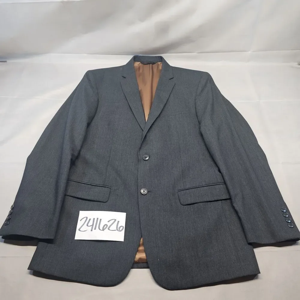 Joseph Jos. A.‎ Bank Joseph Blazer Sports Coat Dark Gray 40L Solid Slim Fit