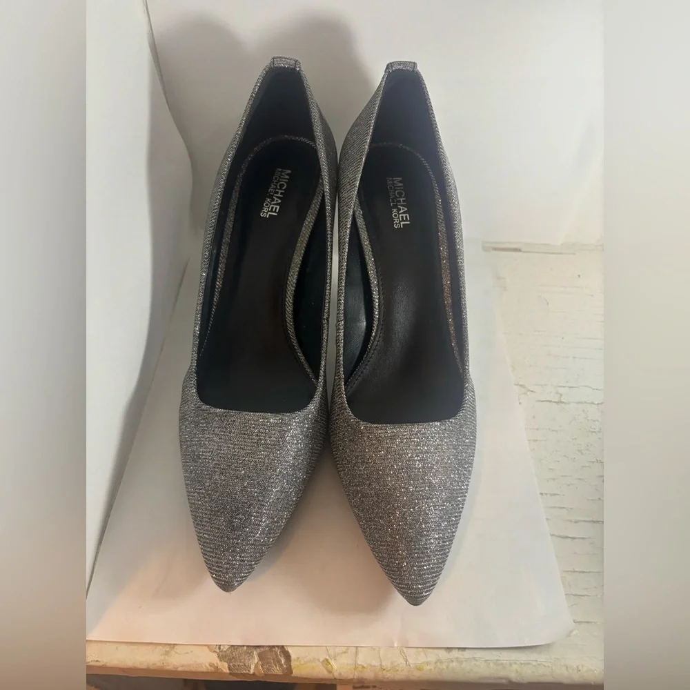 Michael Kors Women's Dorothy Flex Pump Black/Silver Size 8M