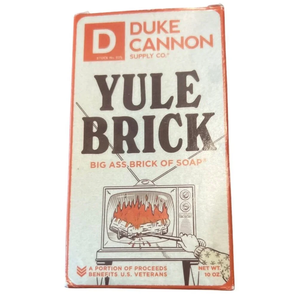 Duke Cannon Yule Brick Big Ass Brick Of Soap 10 Oz Triple-Milled With Natural Oi