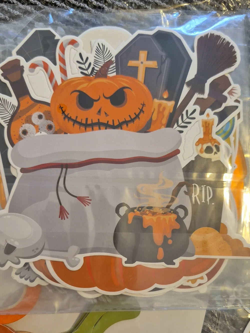 Halloween Party Decorations Pack - Orange, Black & Yellow