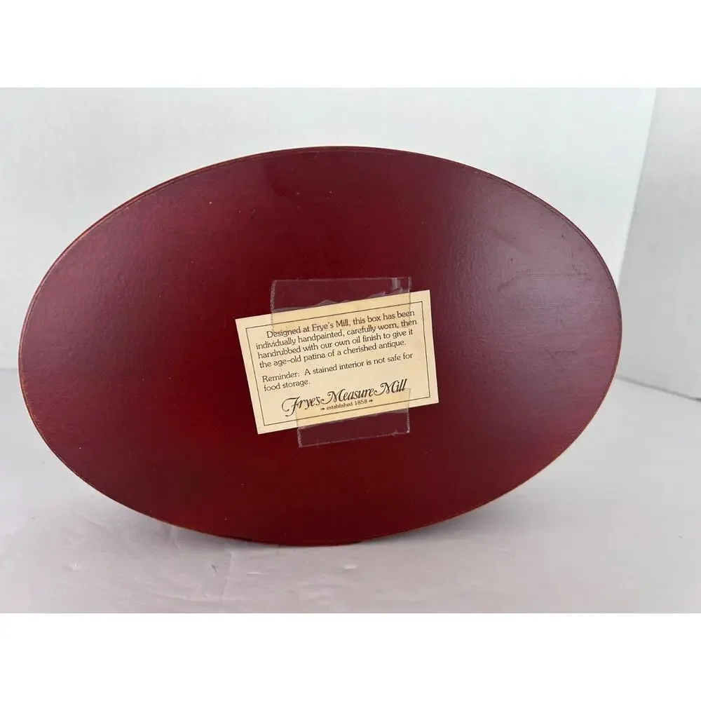 Vintage Bentwood Handled Stain Red Painted by Fry's Measure Mill Wilton, N.H.