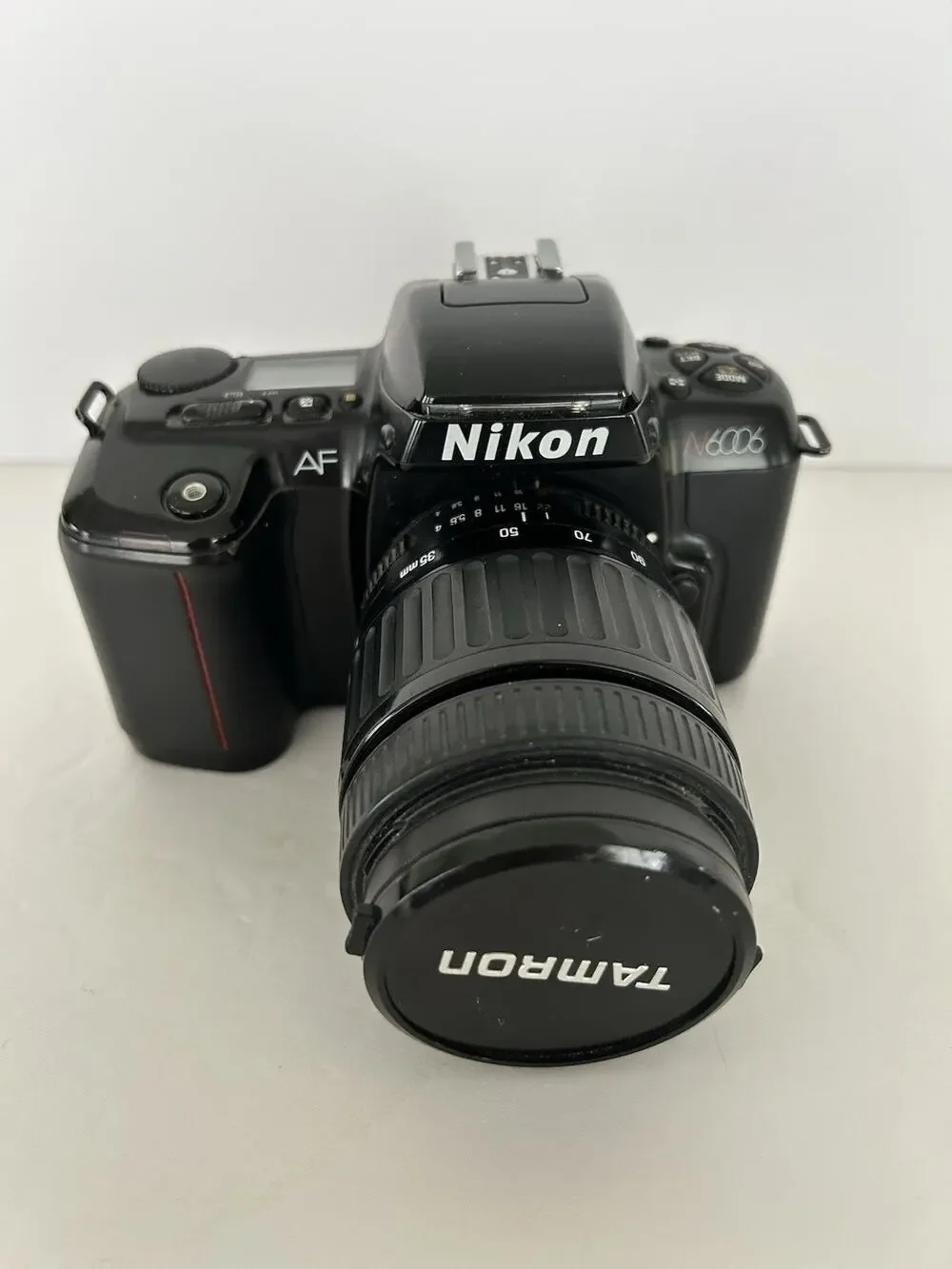 Nikon N6006 Camera With Tamron AF Tele-Macro 35-90 mm Lens Tested Working