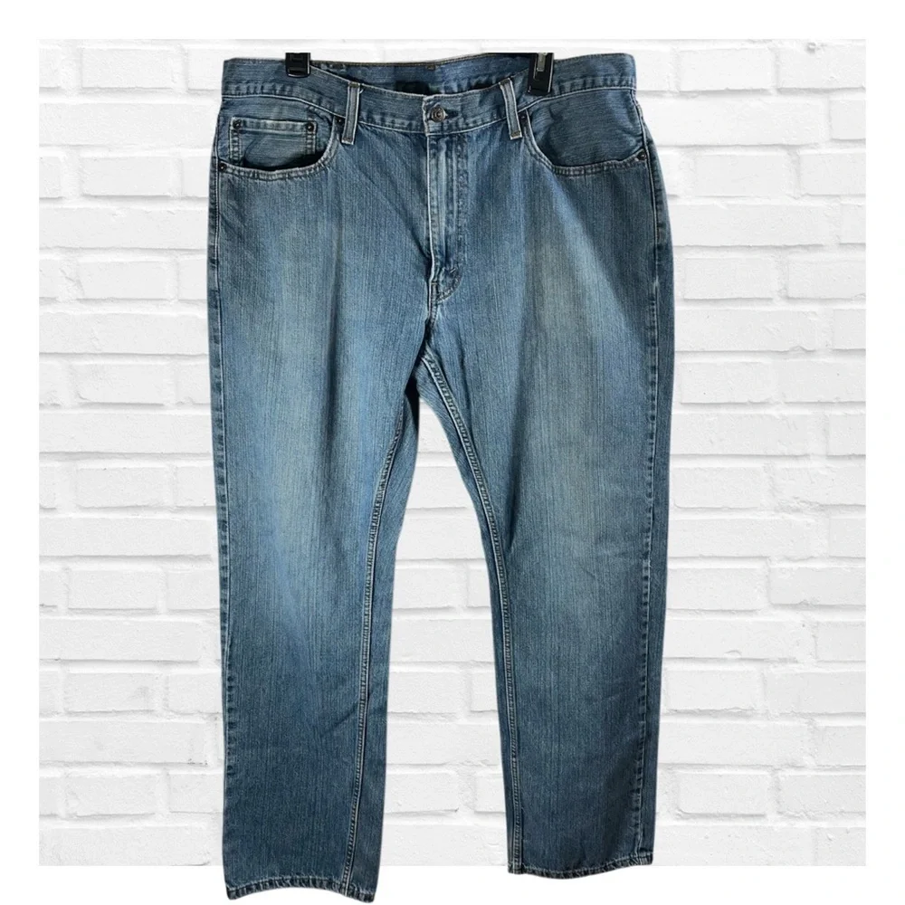 Levi's 559 Men's Red Tab Blue Jeans Relaxed Straight Fit Straight Leg 38 X 34