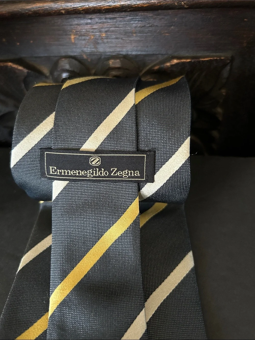 Ermenegildo Zegna yellow stripes
