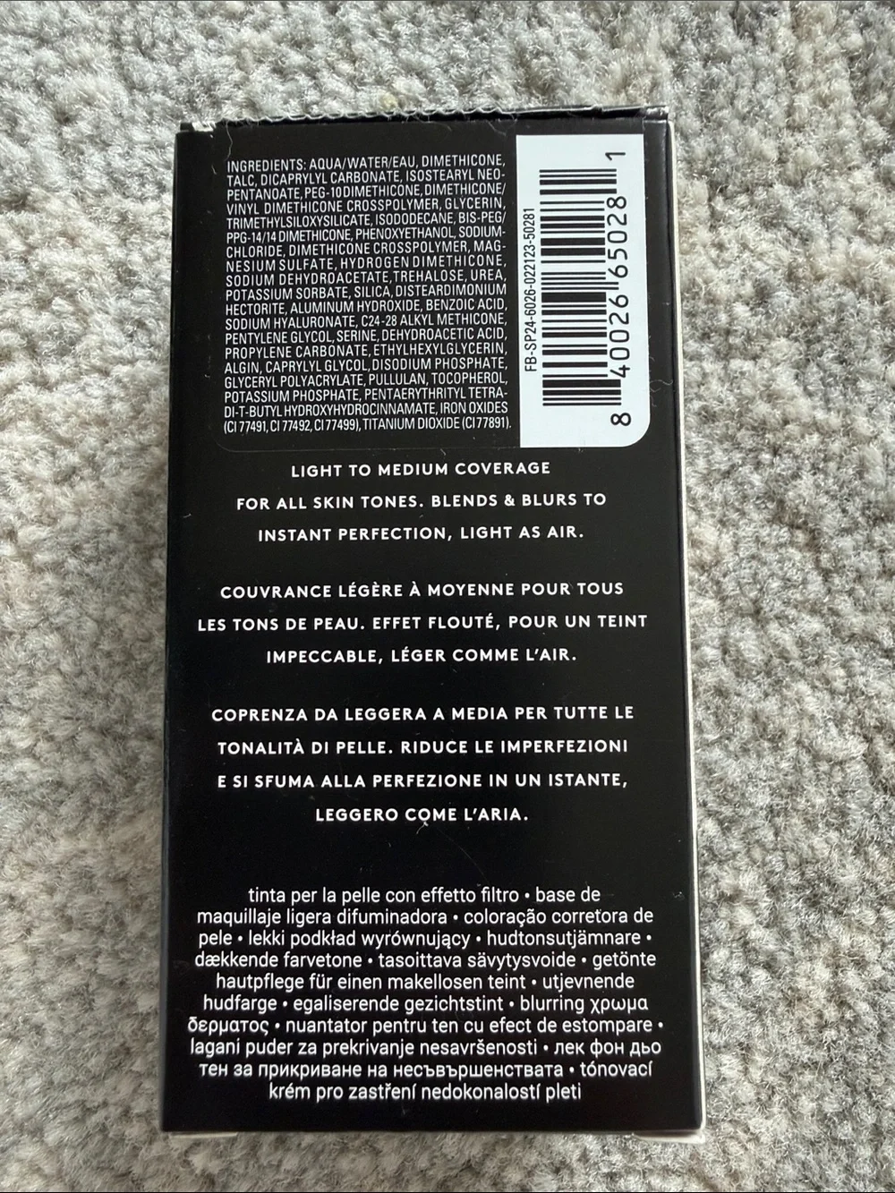 Fenty Beauty me smoke fenty