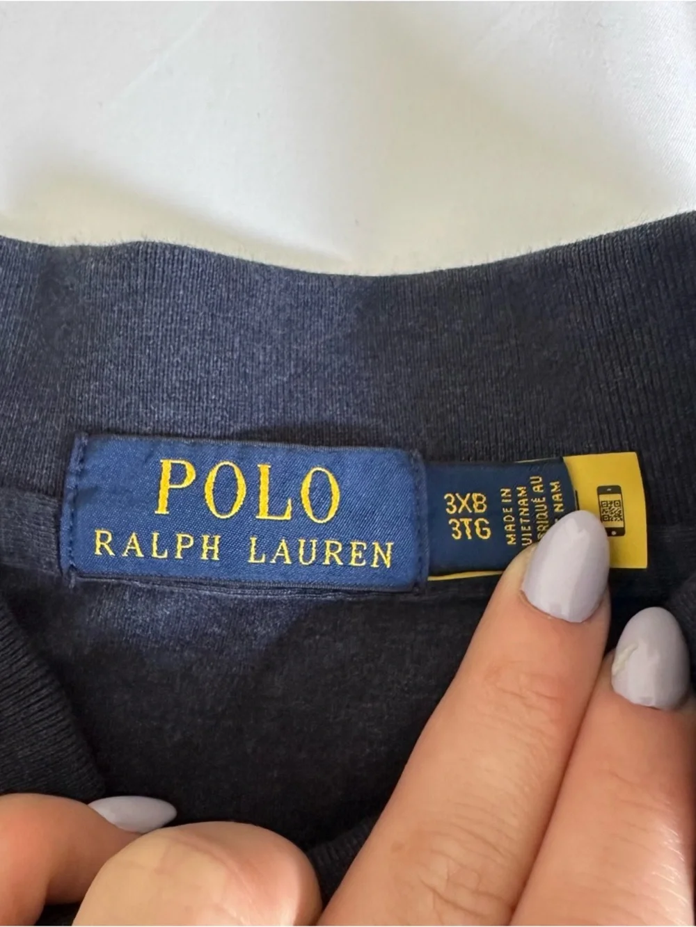 Polo Ralph Lauren Classic Fit Soft‎ Touch Cotton Collared Blue Shirt Men's 3XB