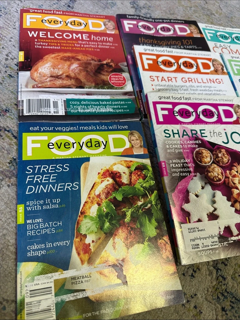 Martha Stewart mailing just food