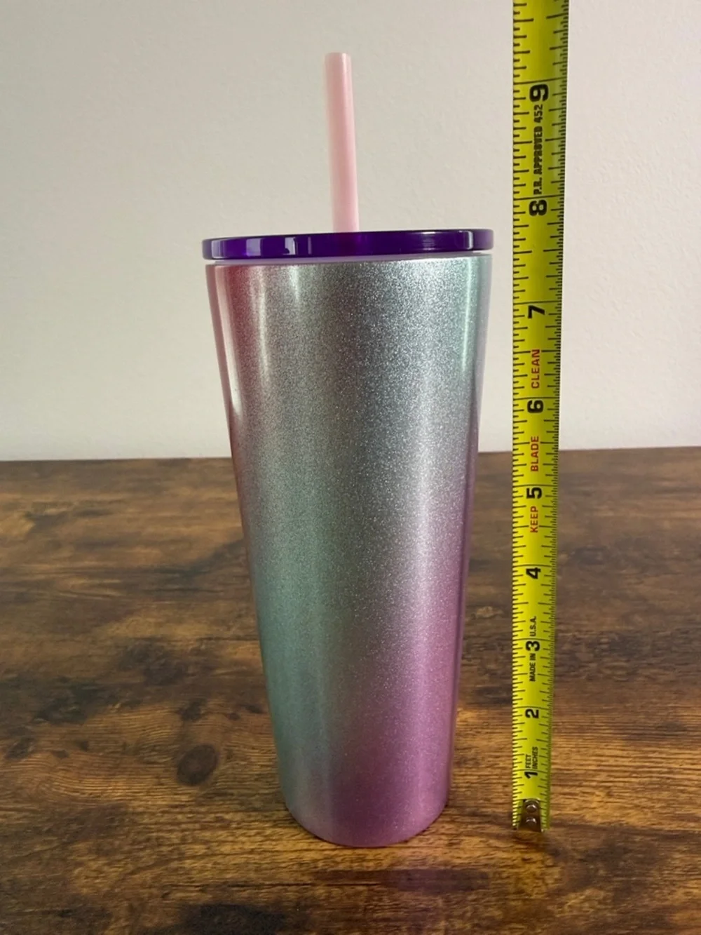 Starbucks glitter ombré