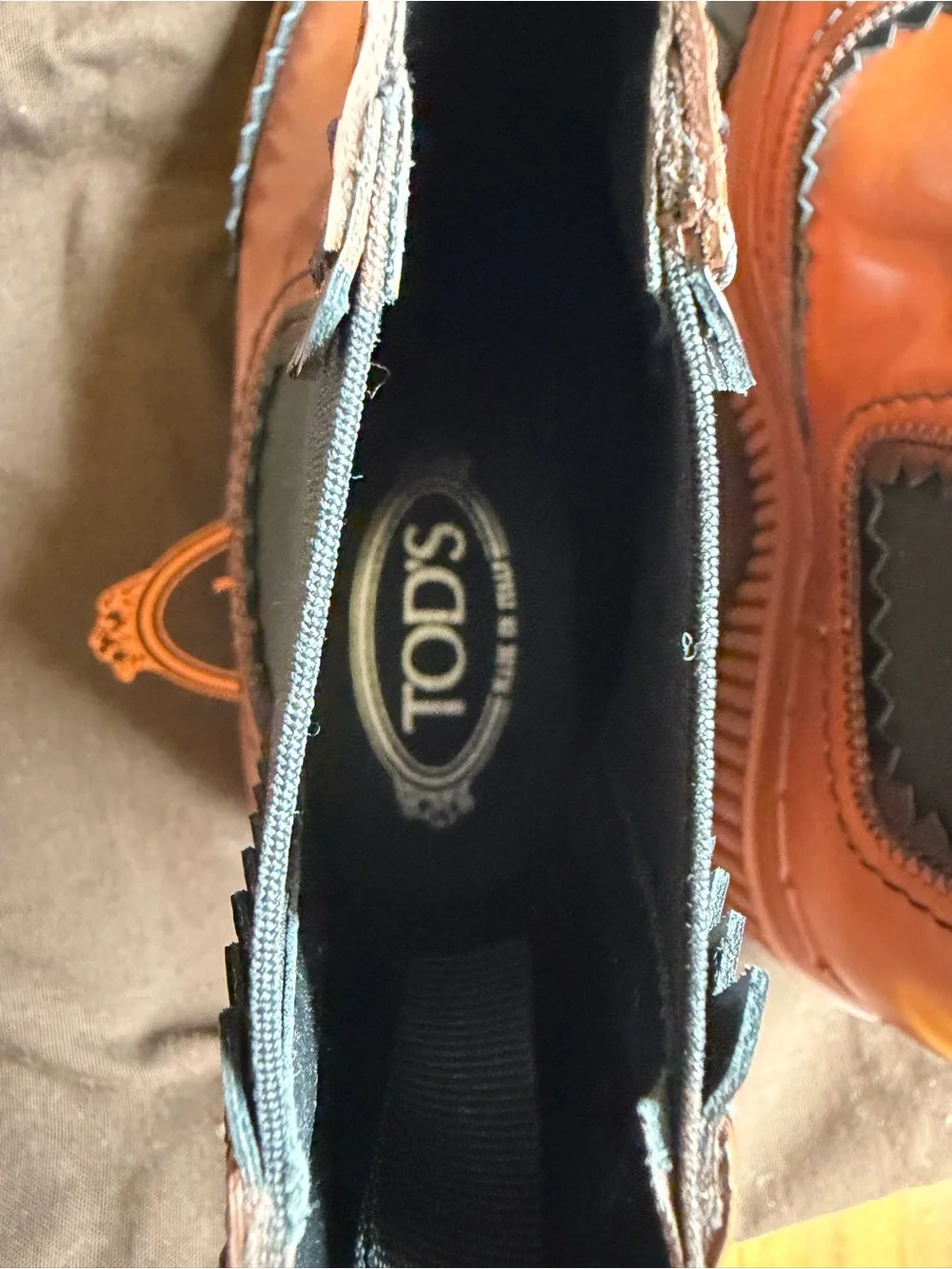Tods sleek chestnut
