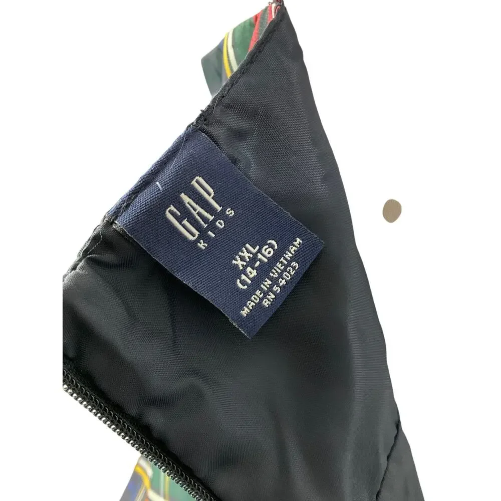 GAP tartan plaid