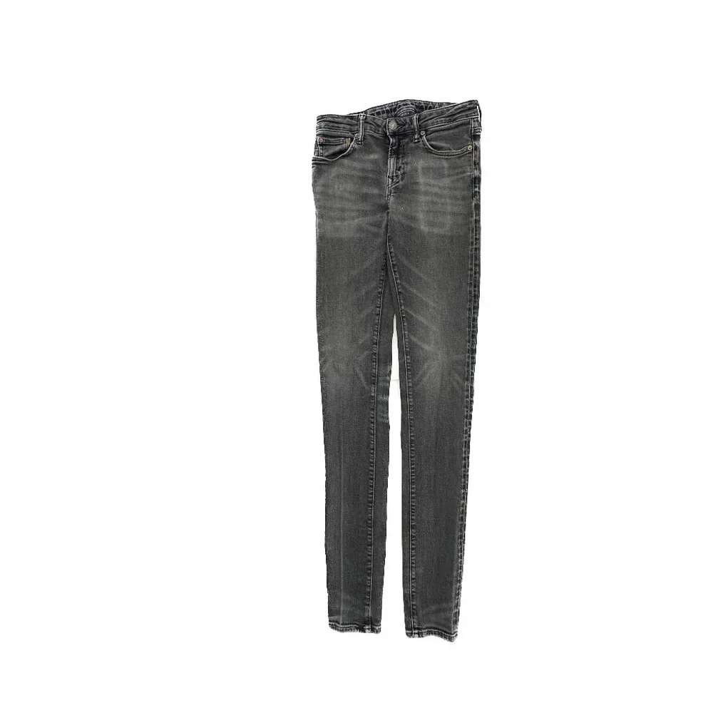 American Eagle Stacked Skinny‎ Men's size 30x34 Black Denim Jeans