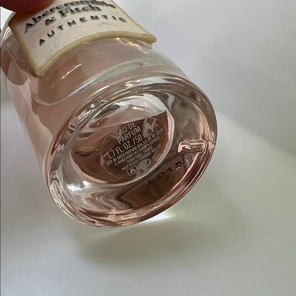 Abercrombie & Fitch Authentic Fragrance with Silver Cap