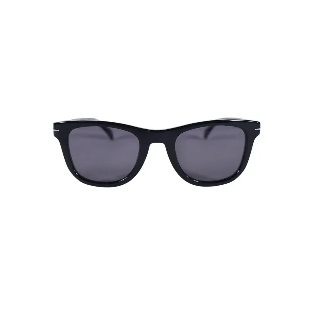David Beckham Men's Square Polarized Sunglasses - Black / Grey - NWT