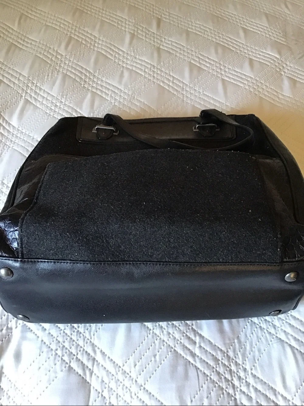 Coach structured briefcase