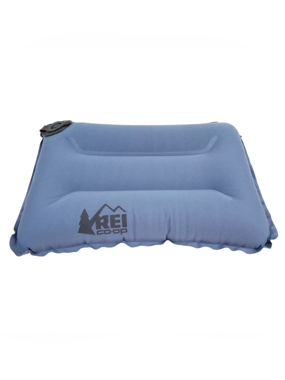 REI Coop Camp Dreamer Blue Inflatable Camping Pillow with Sleeve Size Large