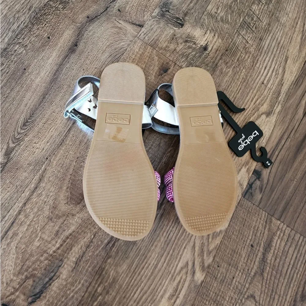 bebe size runs straps