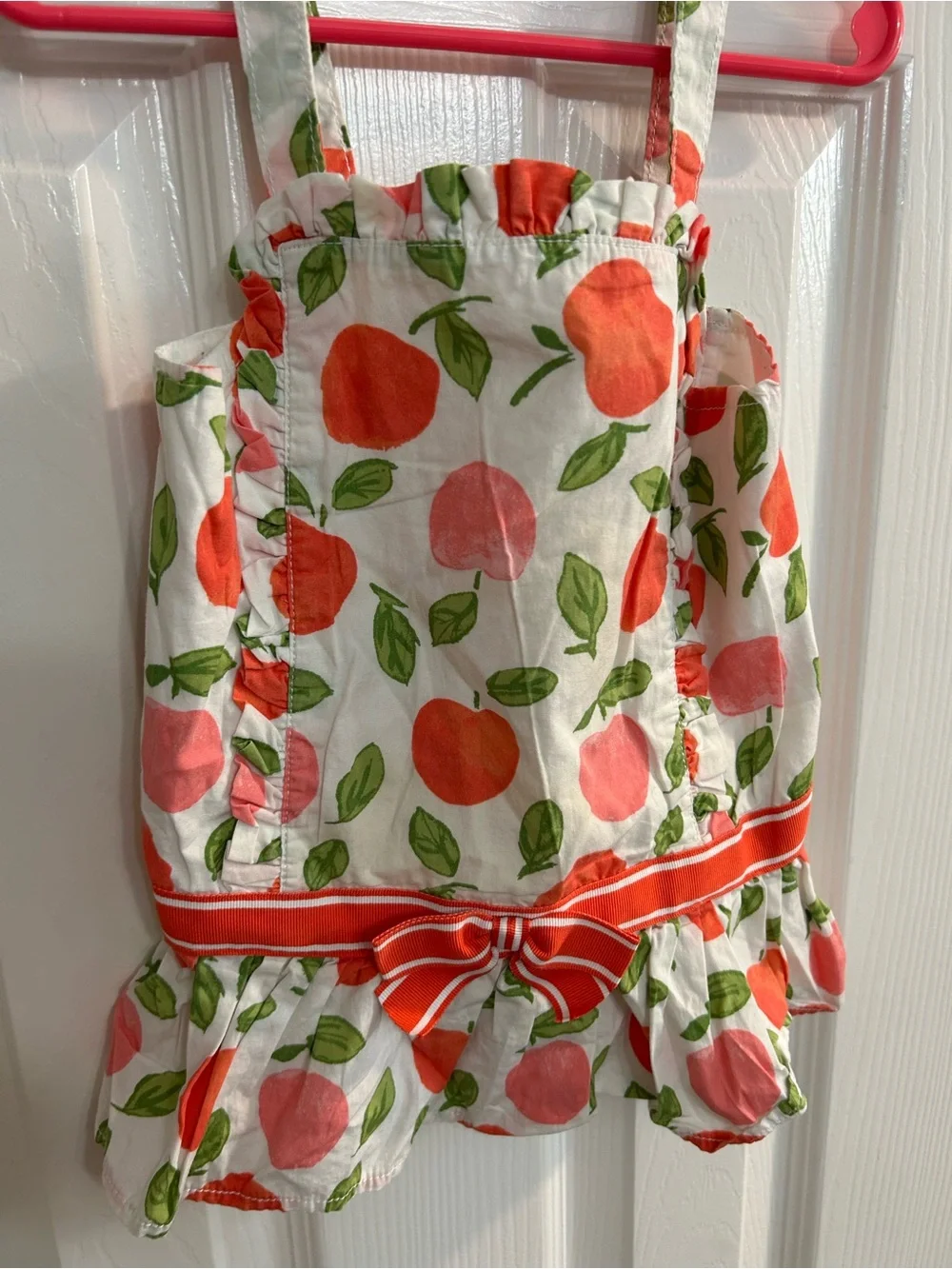 Gymboree Girls Size 6 Preppy peach Tank With Bow