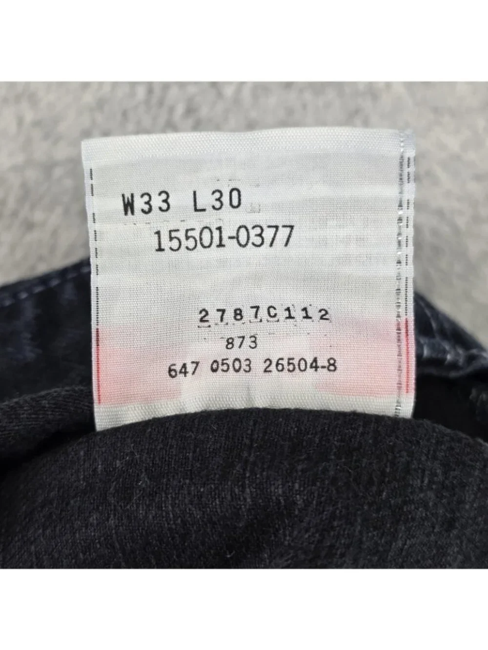 Levi's 501 Jeans Mens 33x30 Dark Wash Button Fly Deadstock Preshrunk NWT 2003