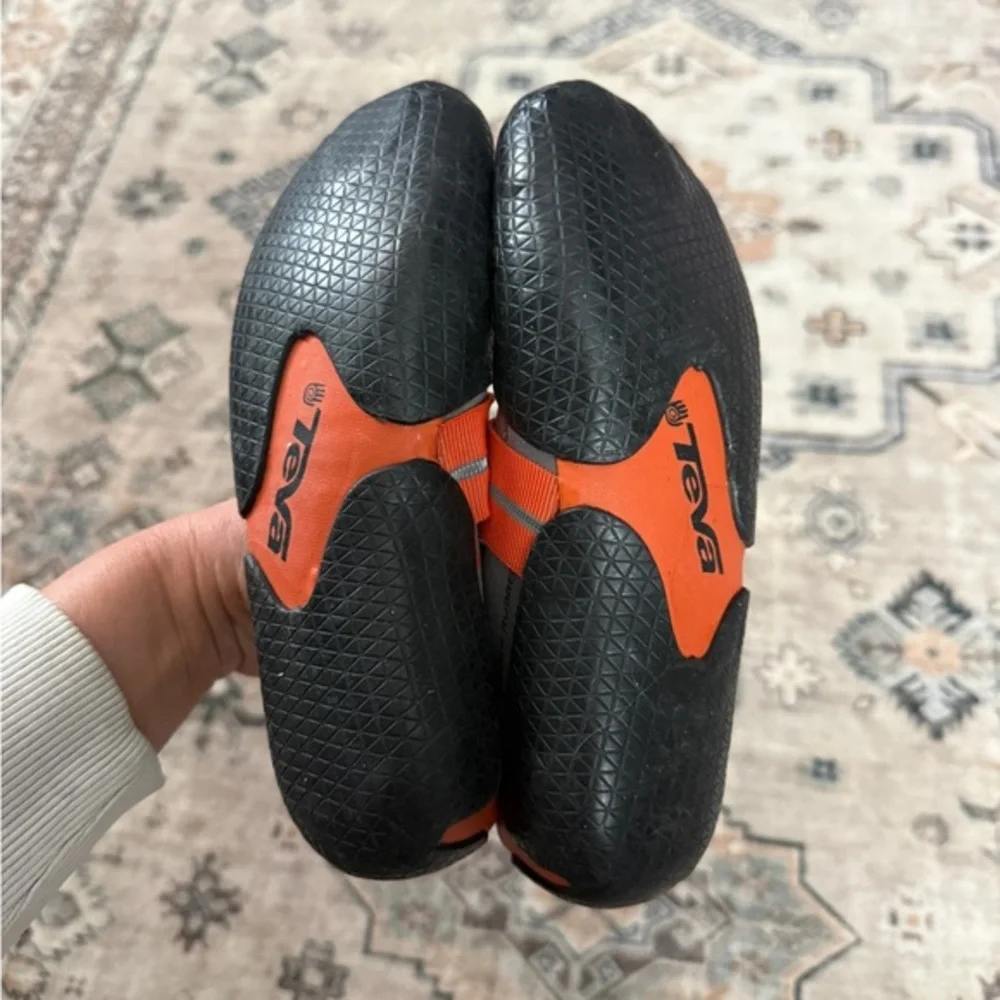 Teva slippery fitting shoe