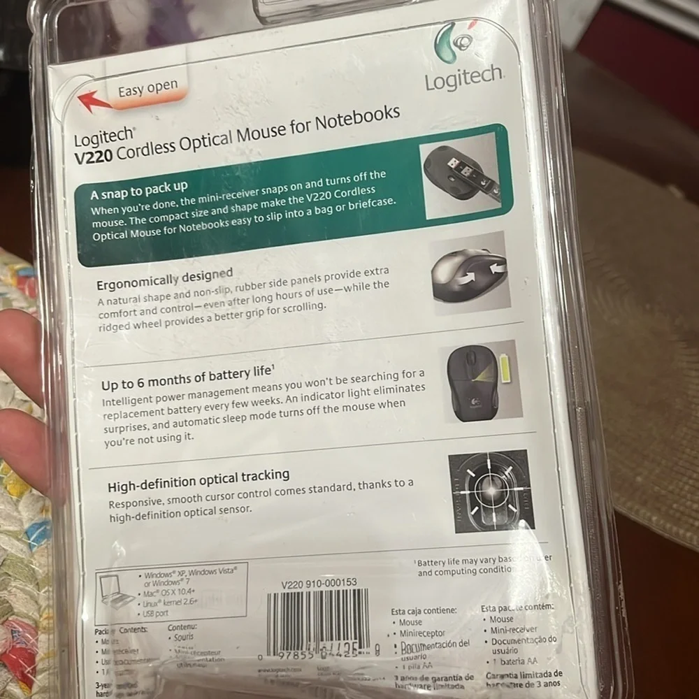 Logitech v220 cordless