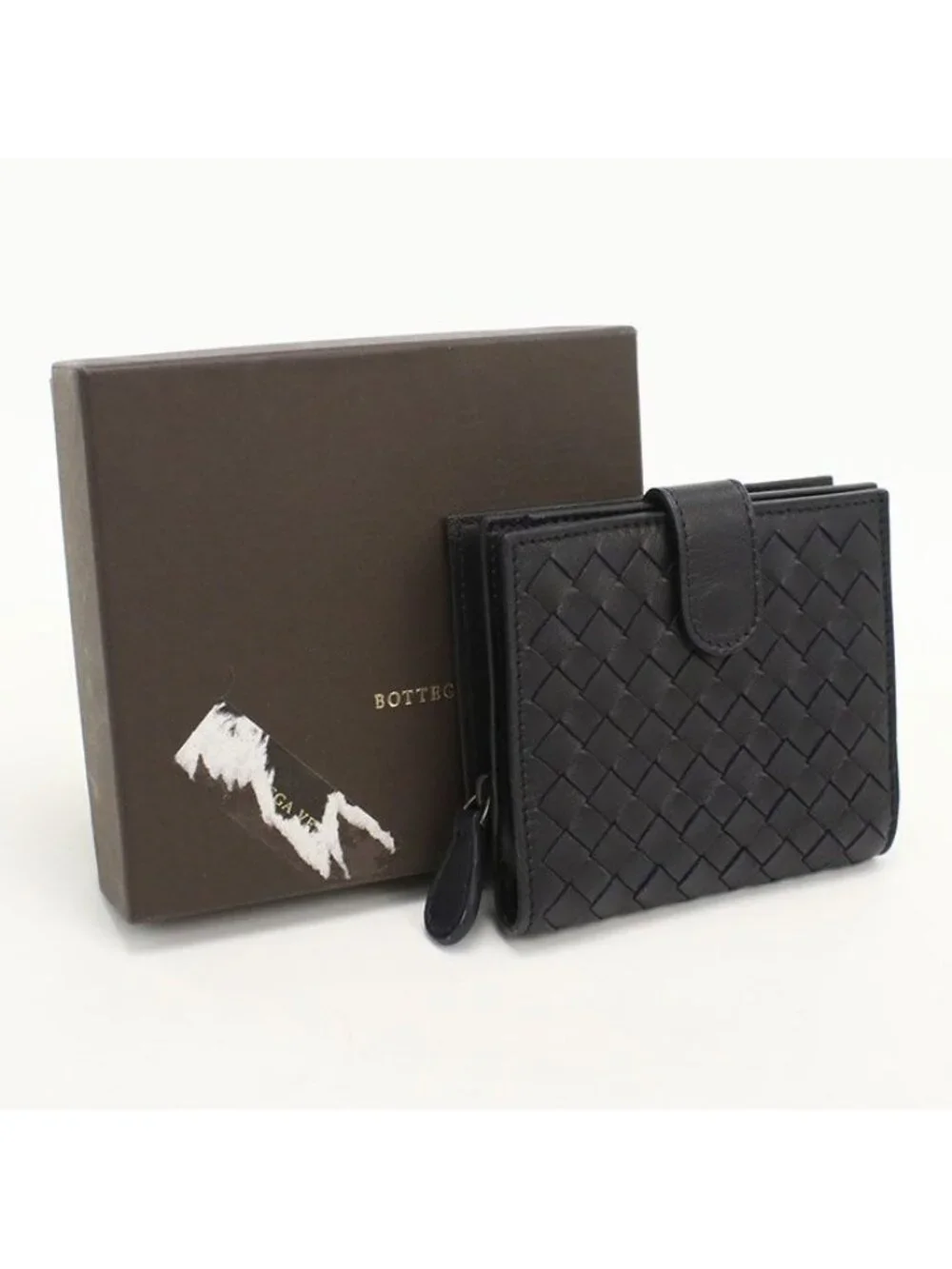 Bottega Veneta Intrecciato Bifold Wallet Lambskin