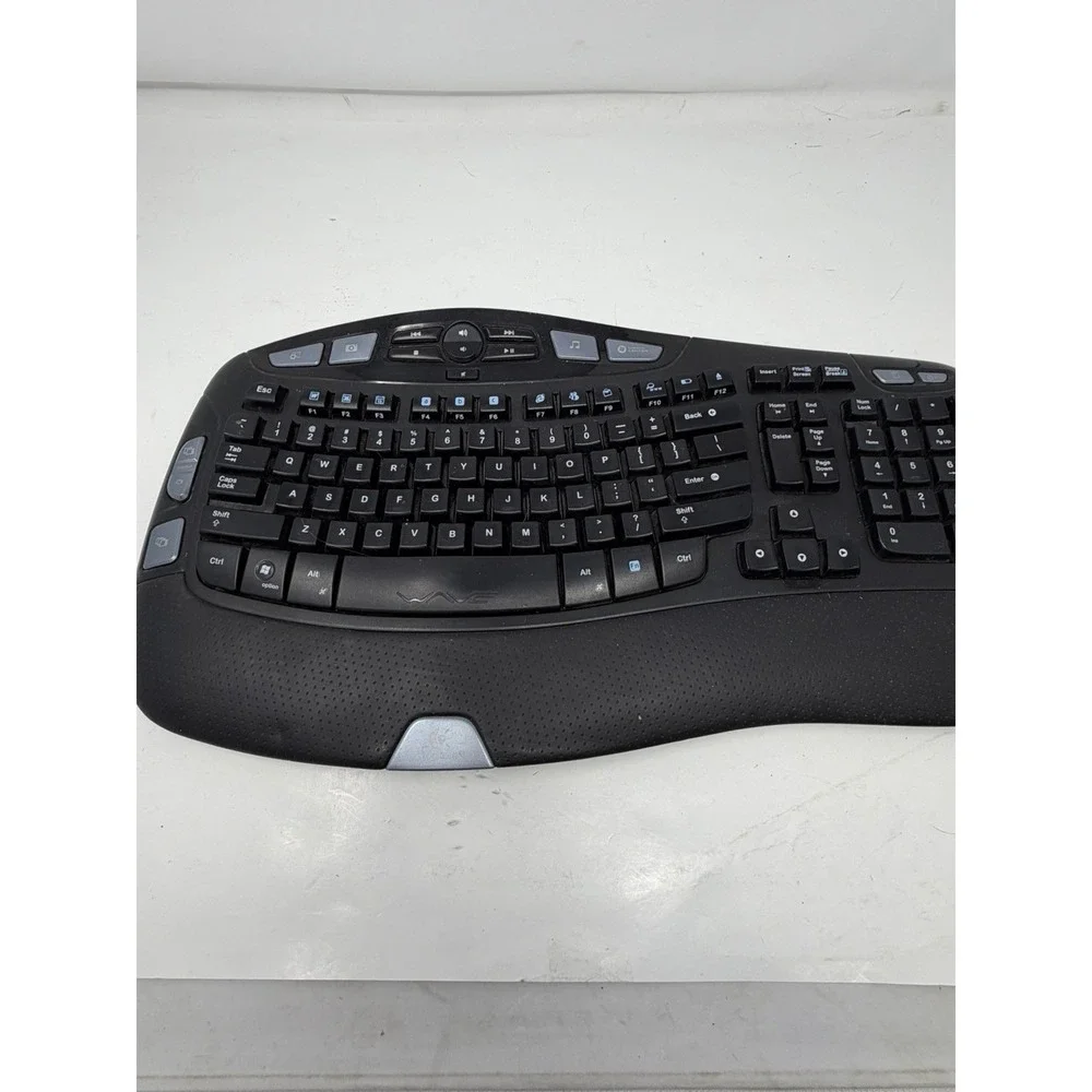 Logitech‎ Wave Ergonomic Wireless Keyboard Y-RCP140 with No USB Receiver,dongle