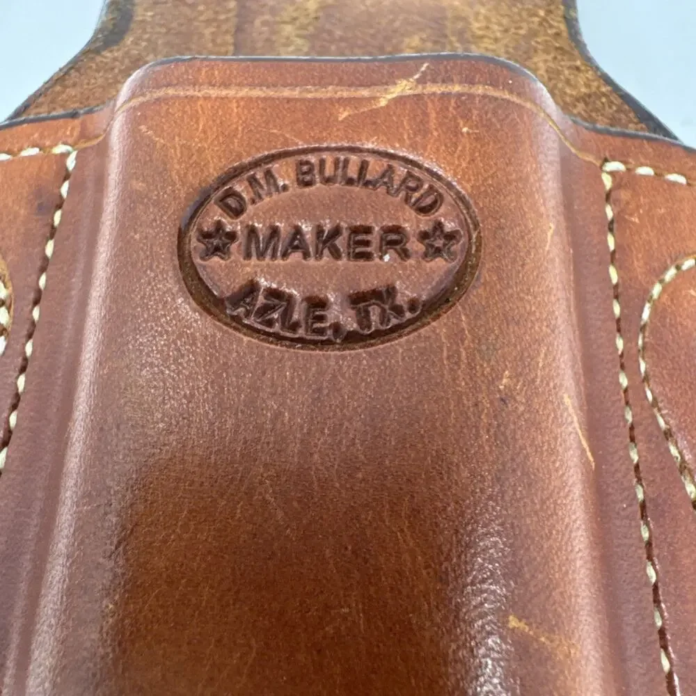 DM Bullard Maker‎ Brown Leather Custom Holster For GLOCK 17/22/31 OWB
