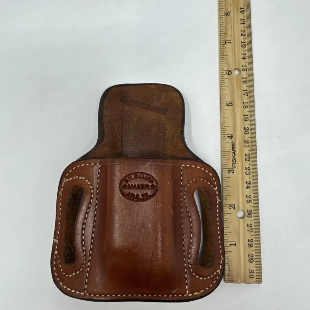 DM Bullard Maker‎ Brown Leather Custom Holster For GLOCK 17/22/31 OWB