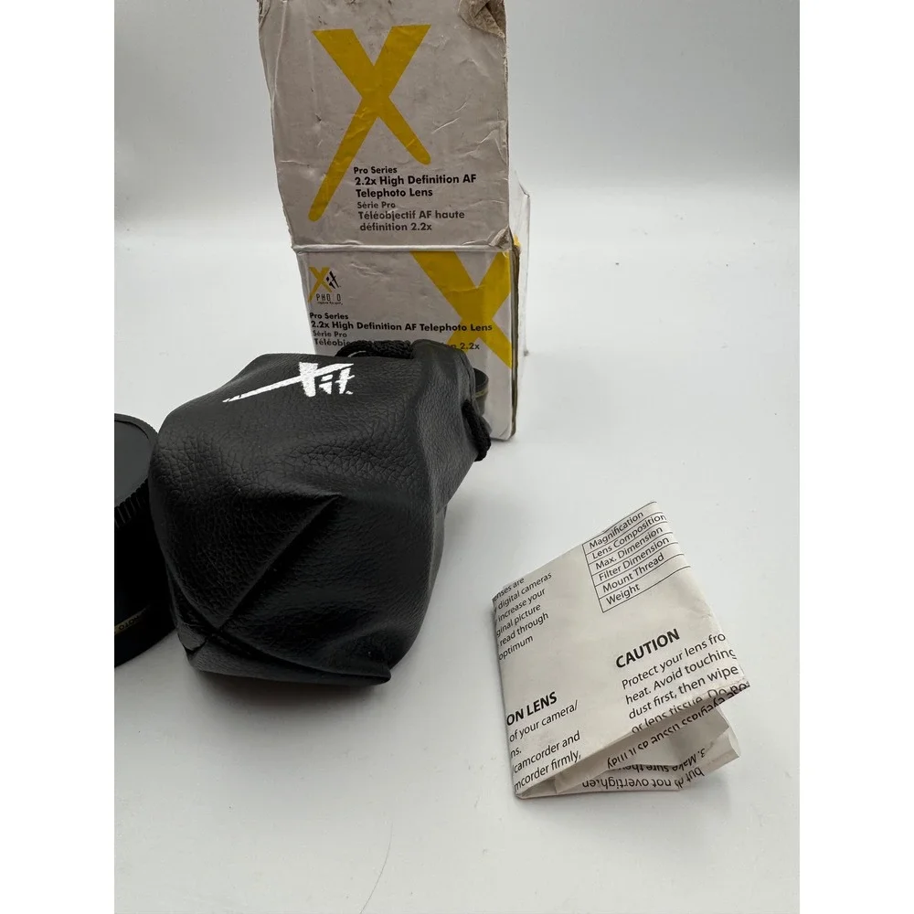 Xit Pro Series 2.2x High Definition AF Telephoto Lens 58mm Black Mount Accessory