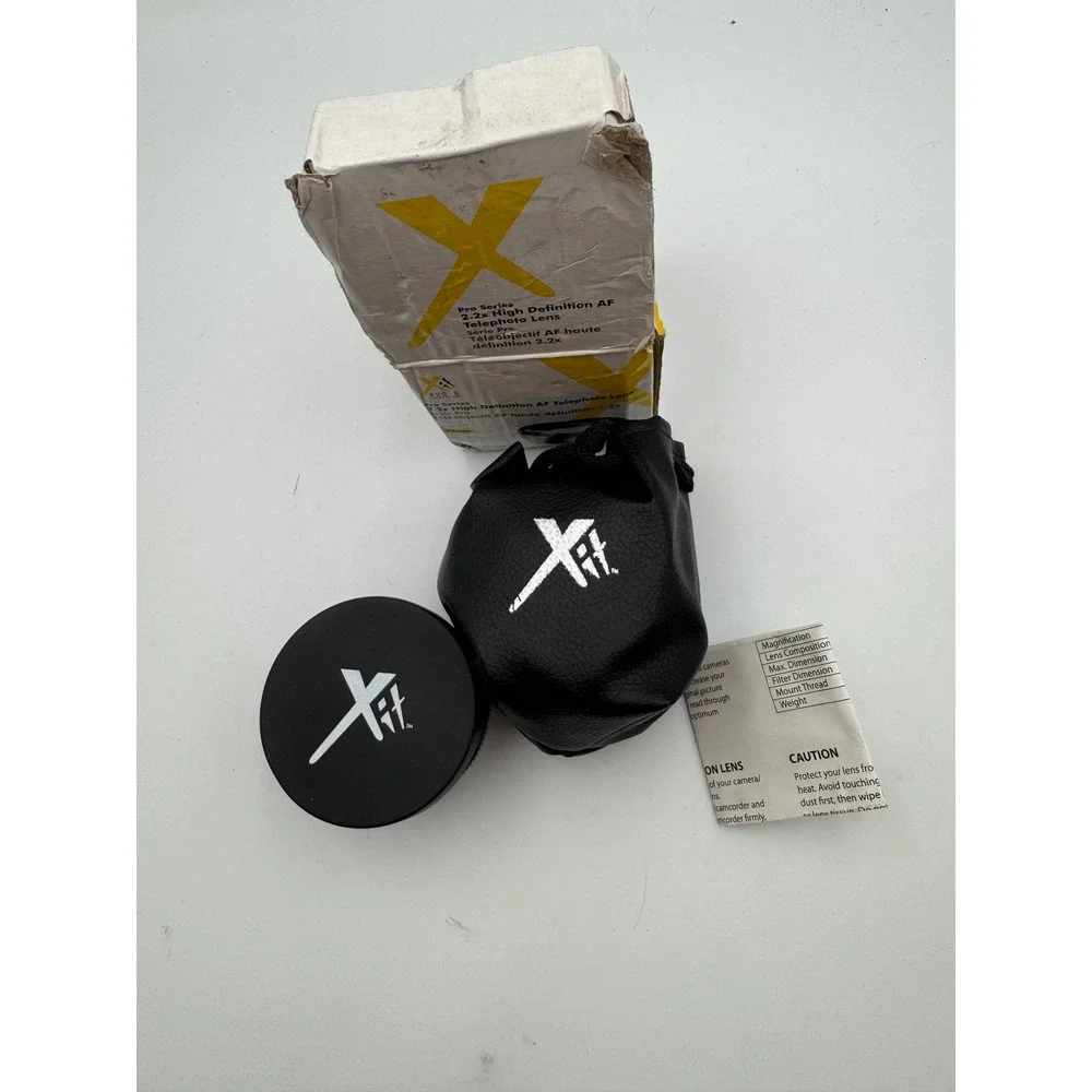 Xit Pro Series 2.2x High Definition AF Telephoto Lens 58mm Black Mount Accessory