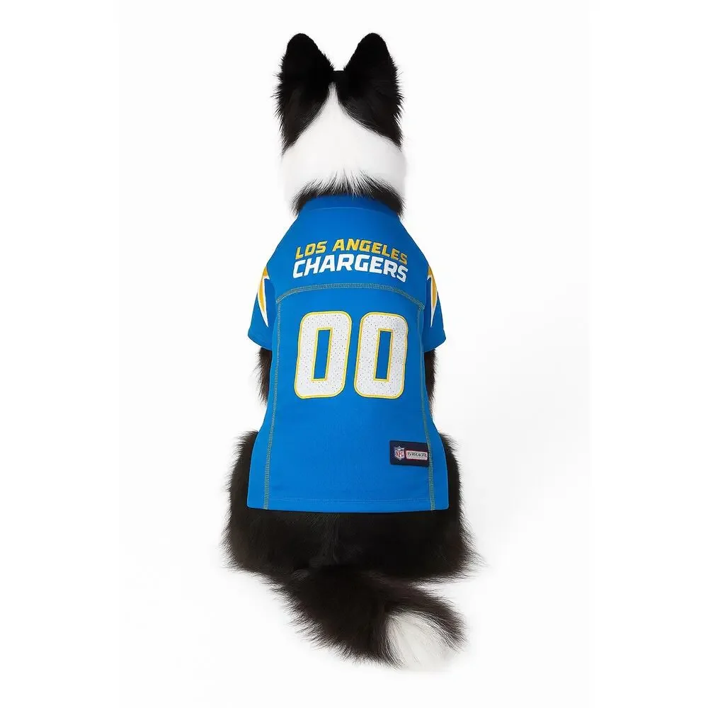 Pets First NFL Los Angeles Chargers Mesh Dog Jersey Size XL NWT Blue Football‎
