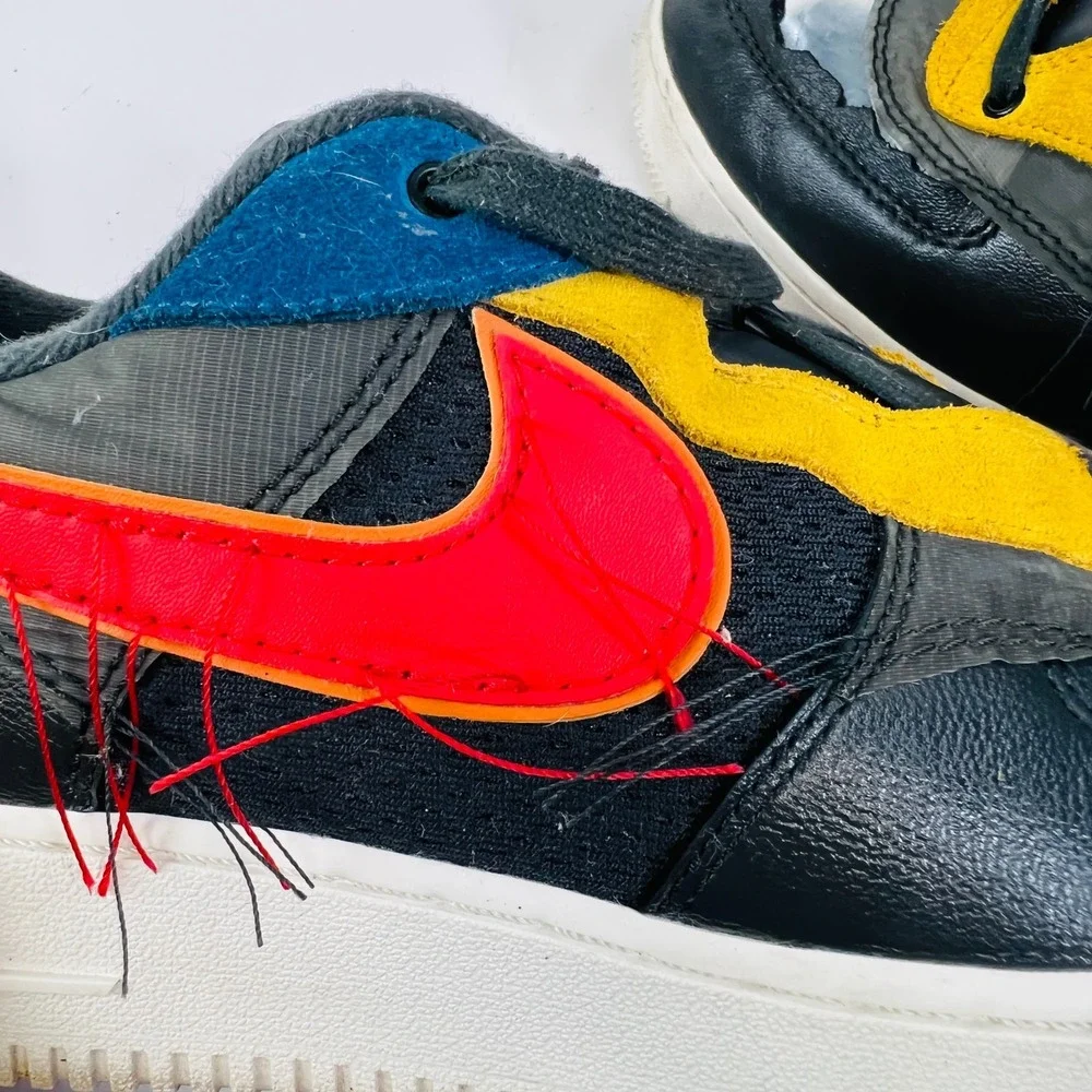 Nike Air Force 1‎ Low BHM 2020 MultiColor CT5534-001 Sz 9.5
