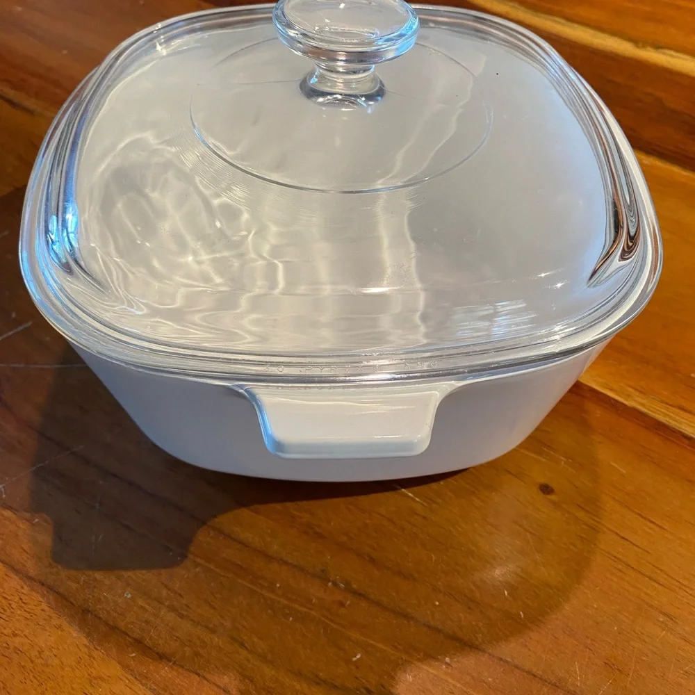 Corningware making dish featuring