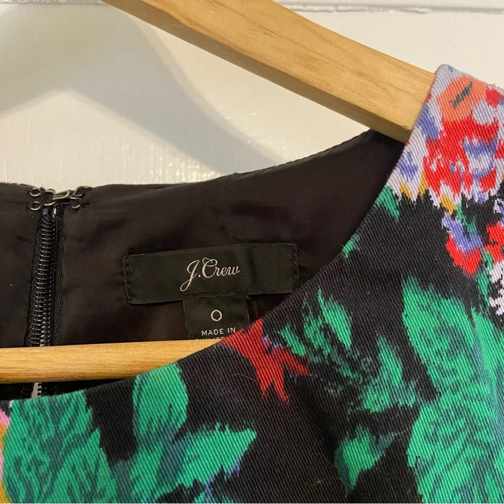 J. Crew floral sheath dress