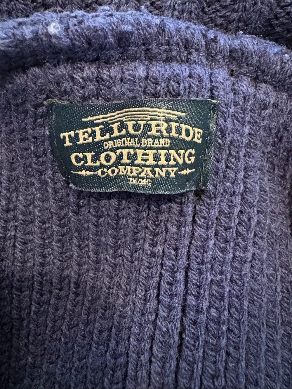 Telluride Clothing Company navy dog