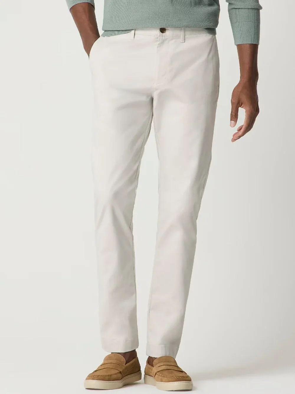 J. Crew‎ Men's Slim Fit TruTemp365 Chino Pant in Stone 34x30 Style CO402