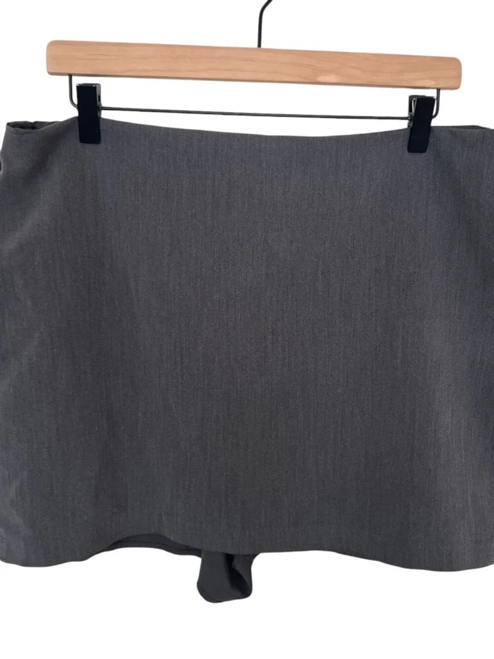 Abercrombie & Fitch Dark Gray Scarlett Mini Skort Skirt