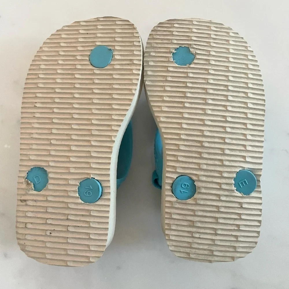 Havaianas Kids' Baby Mickey flip flops‎ sandals with back strap Size 5C