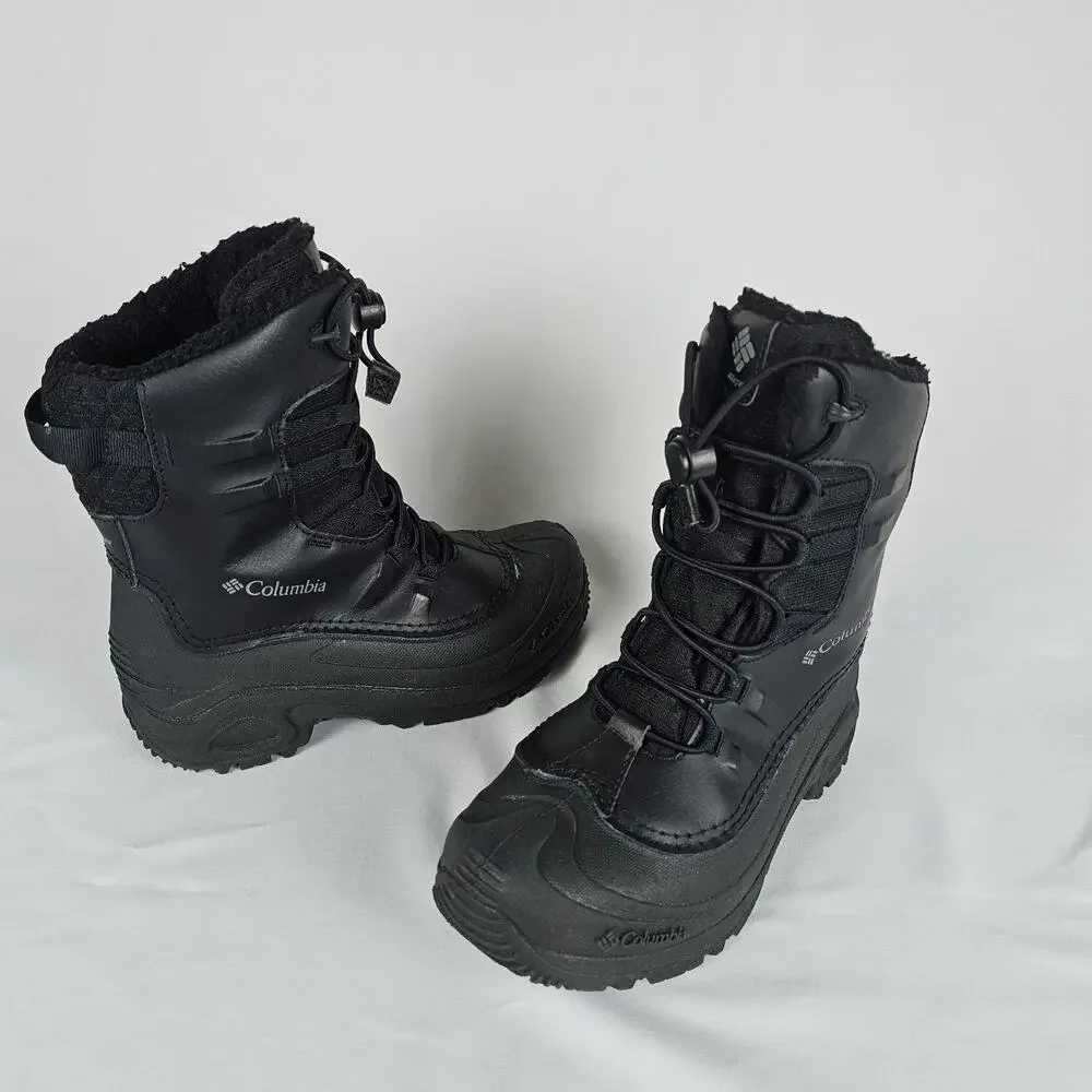 Columbia Bugaboot Celsius Kids Boots Size 5, 1945701010 Black