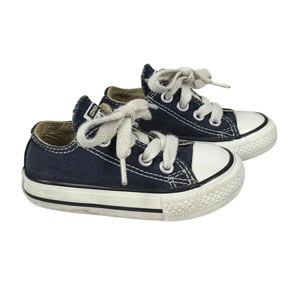 CONVERSE INFANT CHUCK TAYLOR ALL STAR – NAVY CANVAS – SIZE 4 US – CLASSIC STYLE