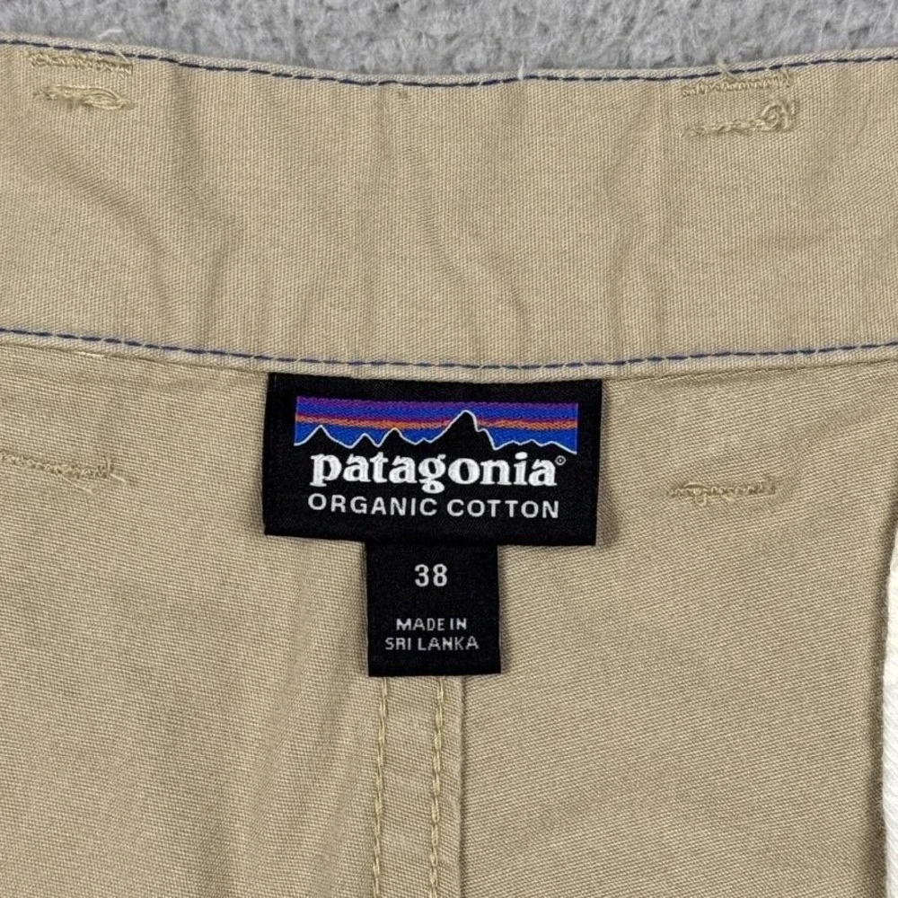 Patagonia Shorts Mens 38 Beige Organic Cotton‎ Chino Casual 9