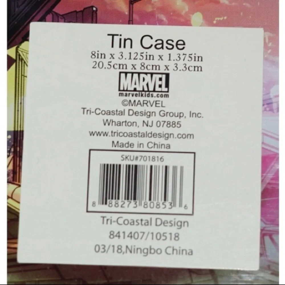 Marvel graphic pencil