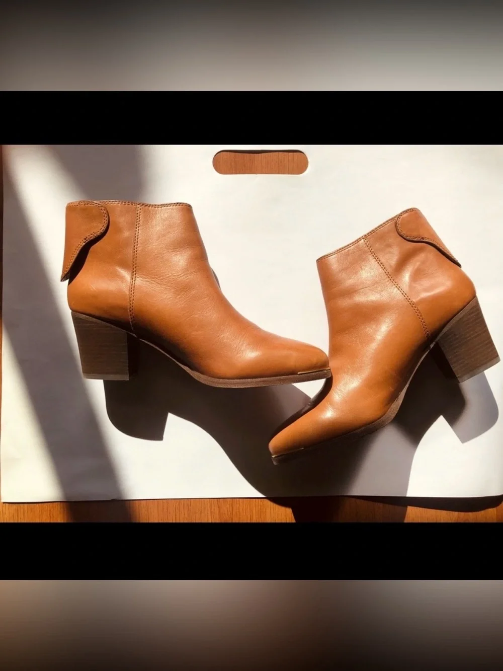 Coach Tan Leather Ankle Booties - Classic Women’s Waldorf ShoeIn Cinnamon Sz 8.5