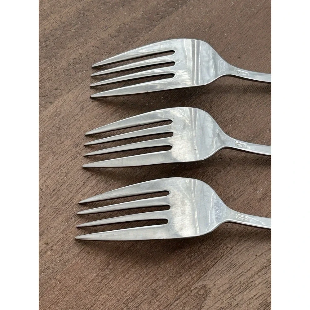 Reed & Barton Seychilles Seashell Salad Forks Set of 3