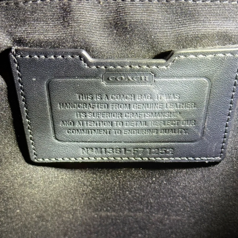 Coach this leather