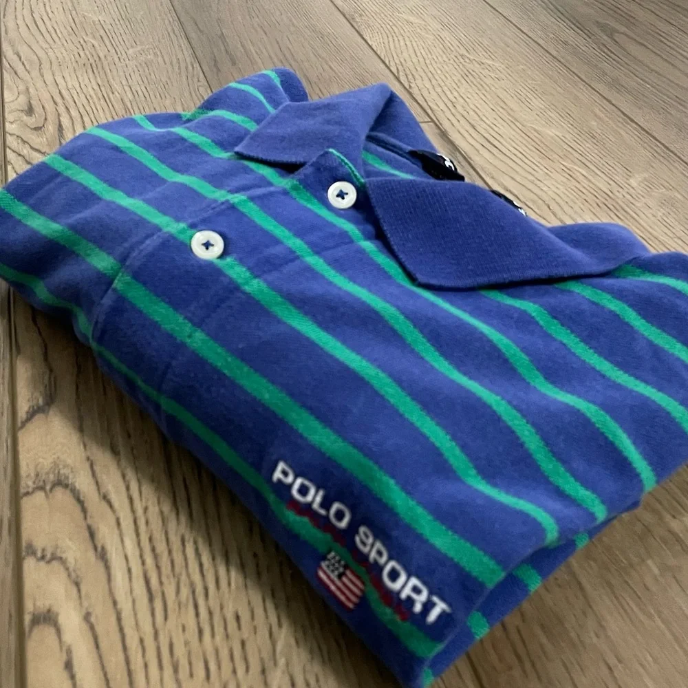 Polo Sport Ralph‎ Lauren Green Blue Polo Shirt