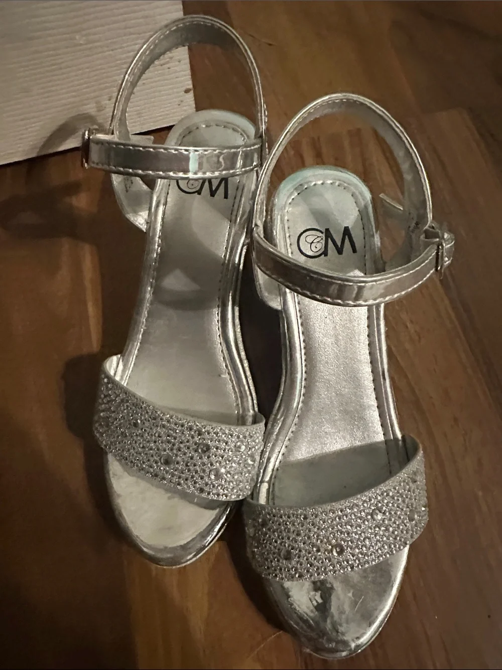 N/A shimmering silver